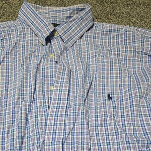 Ralph Lauren Plaid twill Button down